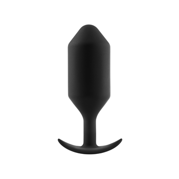 Snug plug 6 - Verzwaarde buttplug (Zwart)